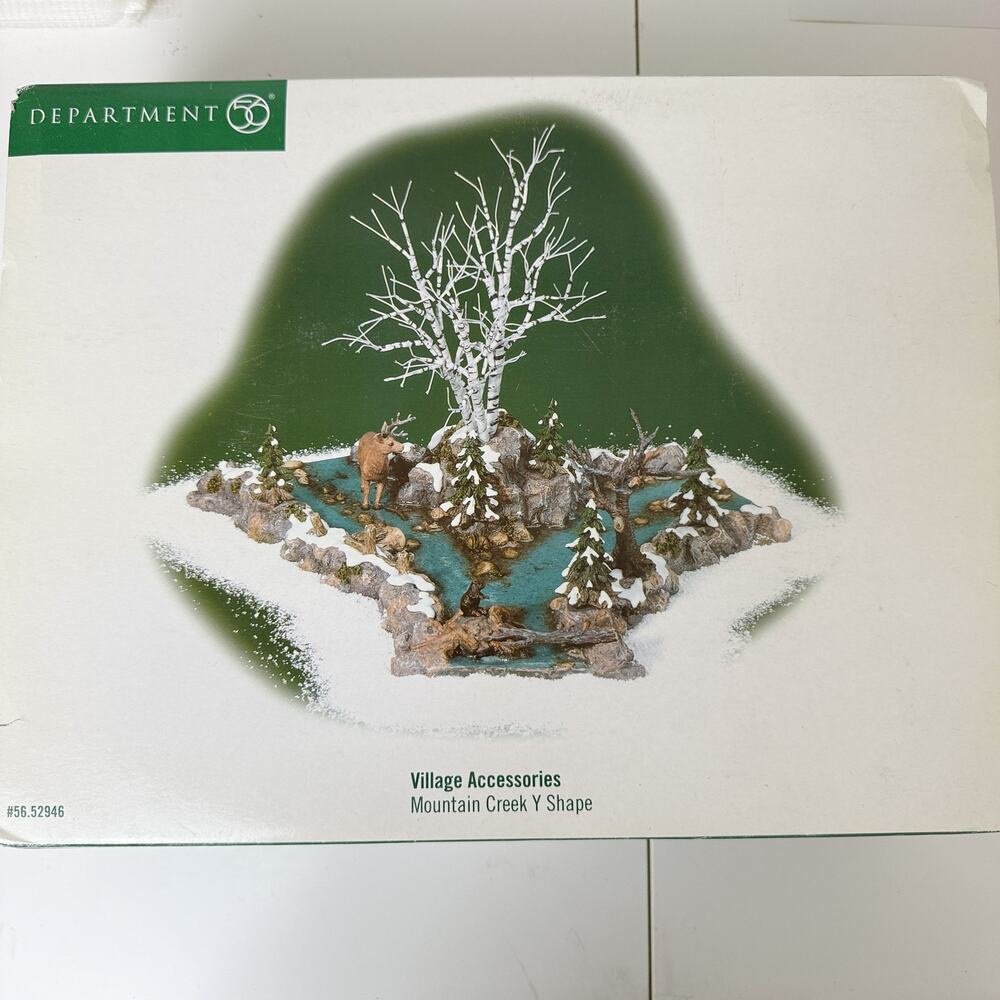Department 56 Village Accessories Mountain Creek Y Shape